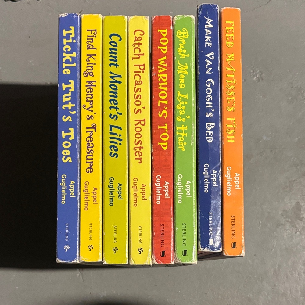 Colorful Children's Board Book Set - Rainbow Spines